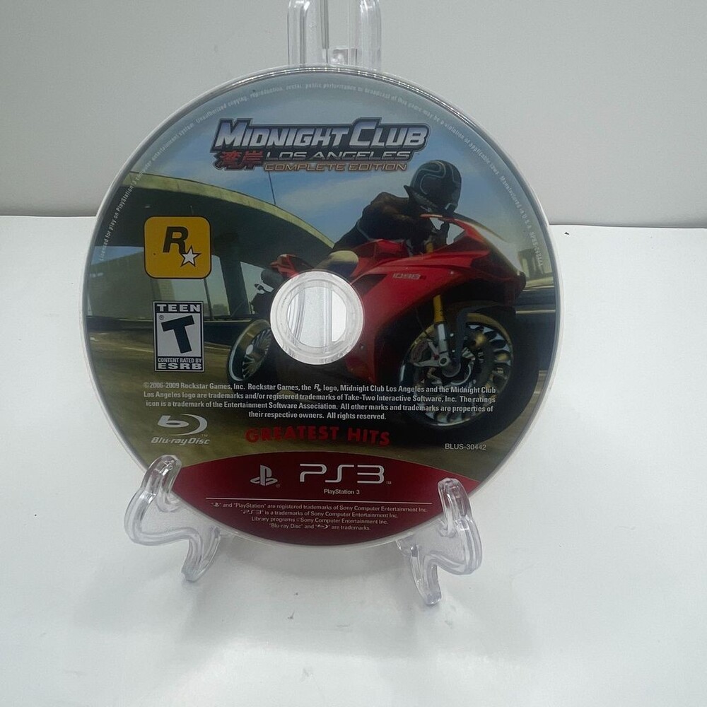 Midnight Club Los Angeles Complete Edition PS3 (PlayStation 3) Greatest Hits